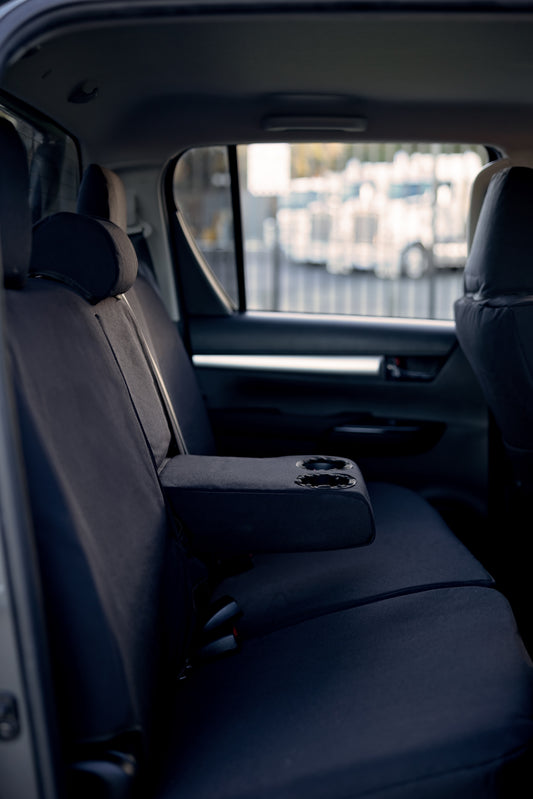 Dual Cab Rear Bench Seat with Fold Down Armrest | June 2022 - 2026